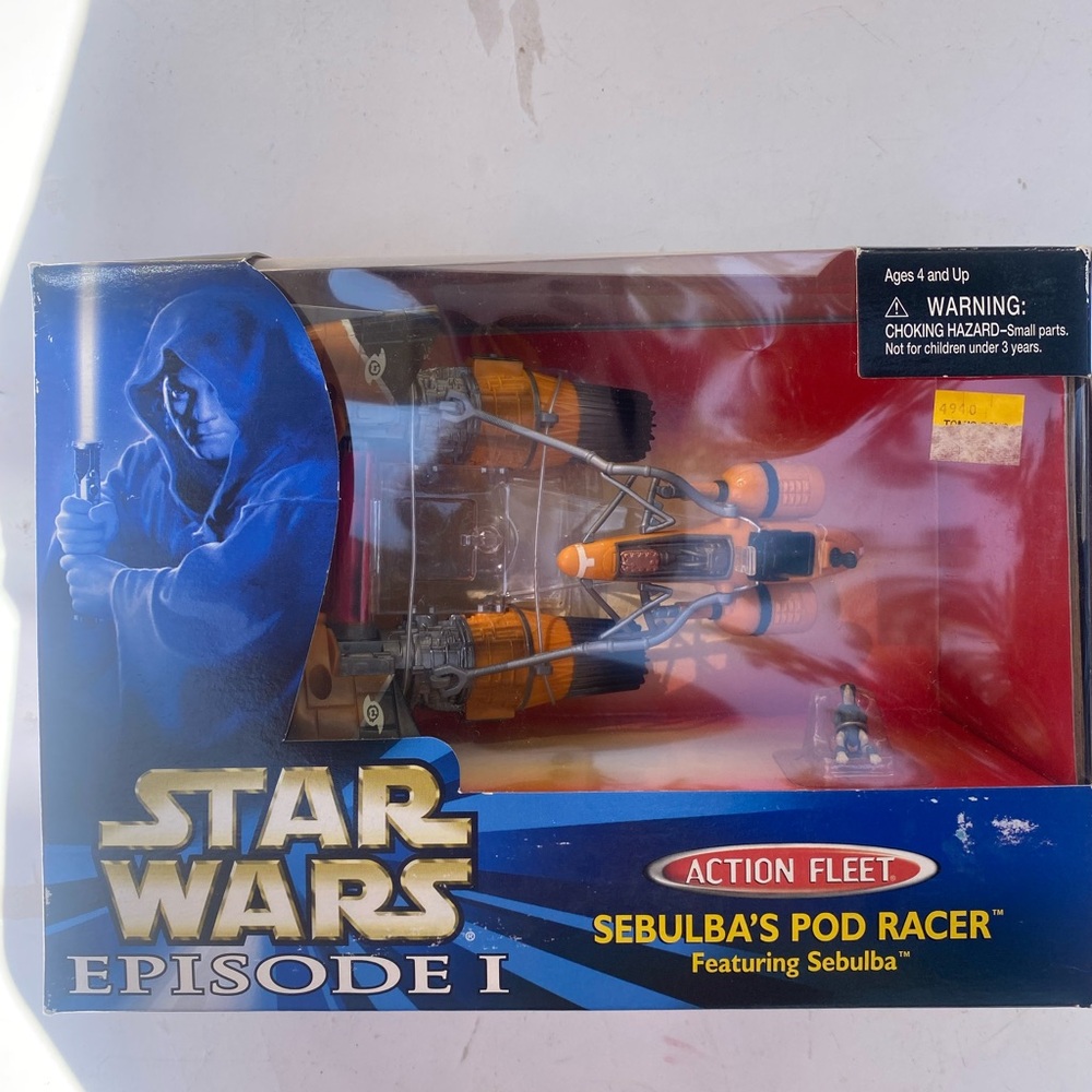 Star Wars Episode I Sebulba's Pod Racer - Orange and Silver